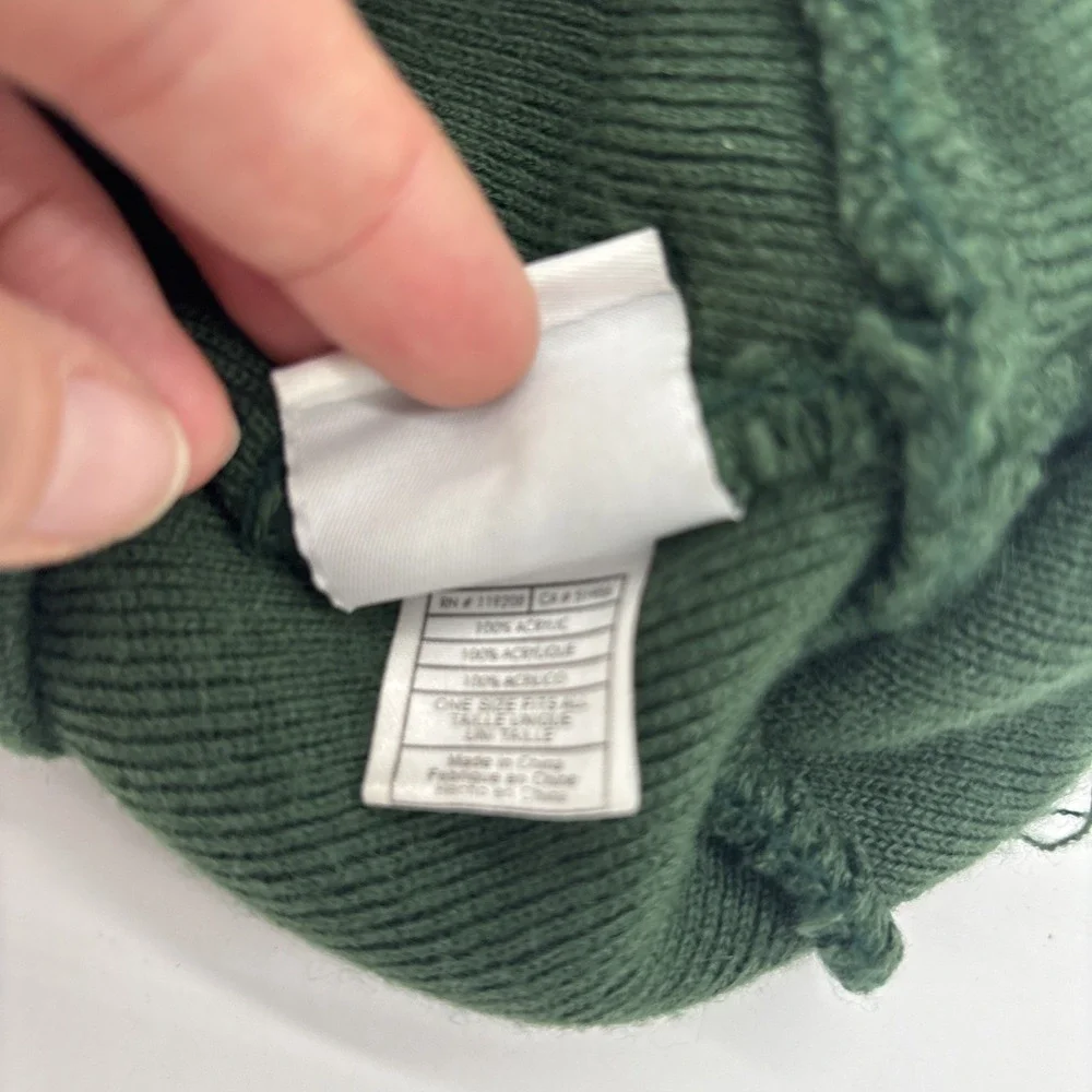Green Bay Packers Beanie Hat And Fleece Neck Gator